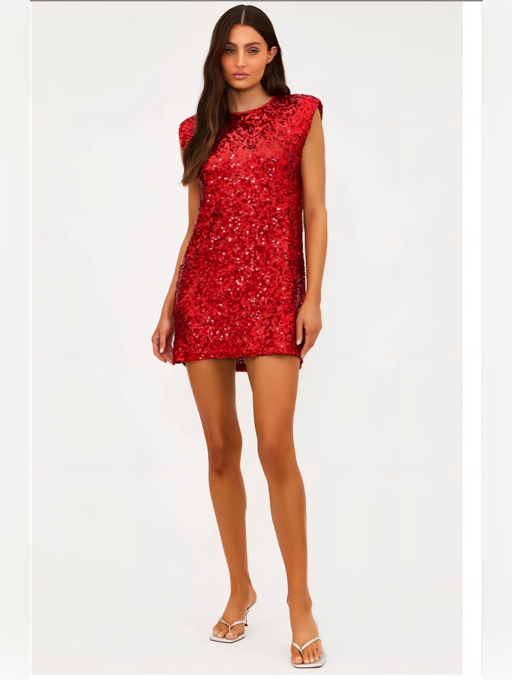 Beach Riot Mirabel Dress Red Hot